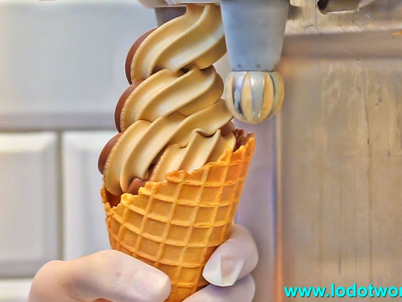 Lody włoskie czekoladowo-kawowe